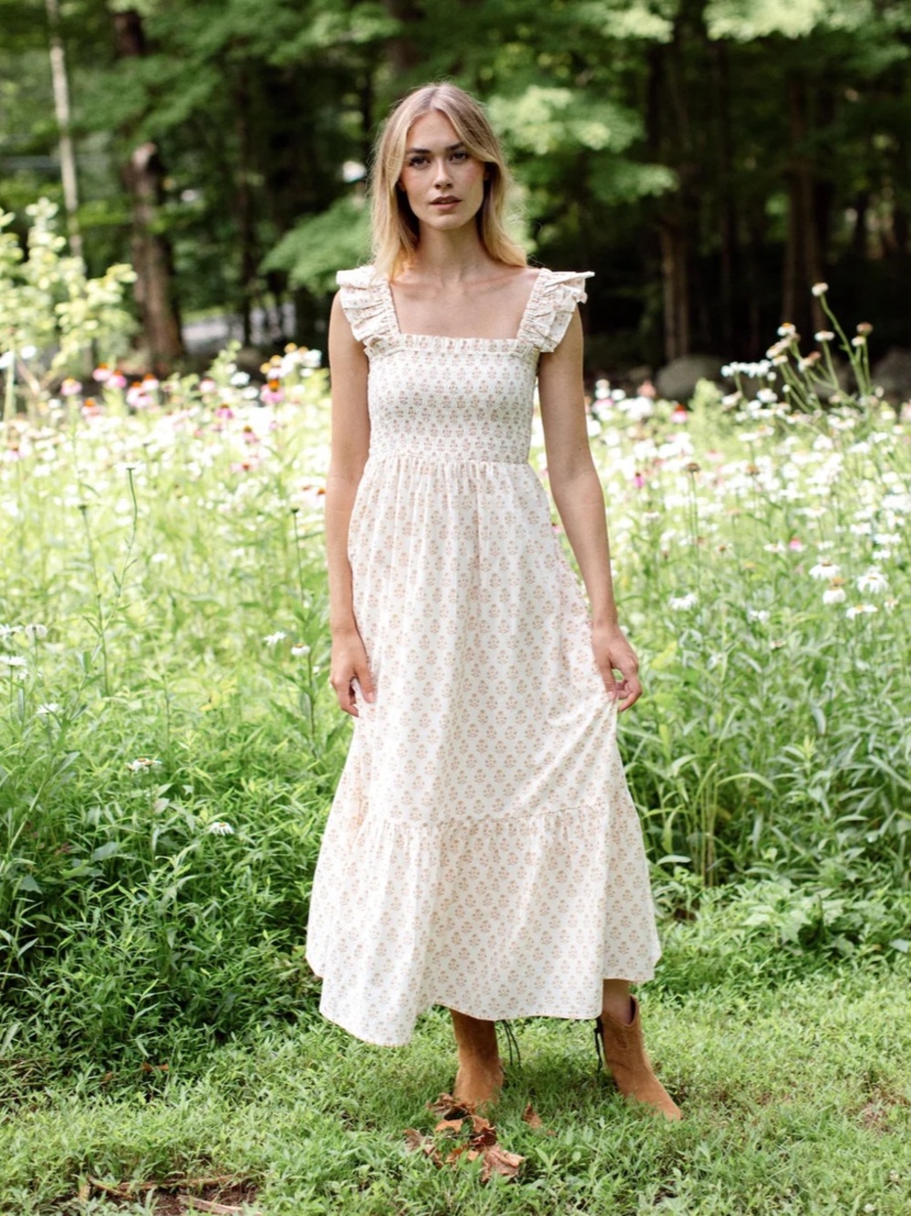 Marea by Liz Joy Sasco Dress - Tinsel Dandelion, Size XS